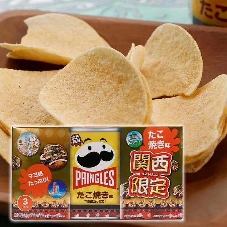 Osaka Kansai Specialty Potato Chips Octopus Flavor 159g (53g × 3