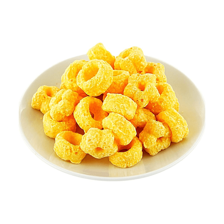 Banana Rings Corn Snacks 2.53 oz【Trending on Korean CU Store】【Includes White Puppy Sticker】 3