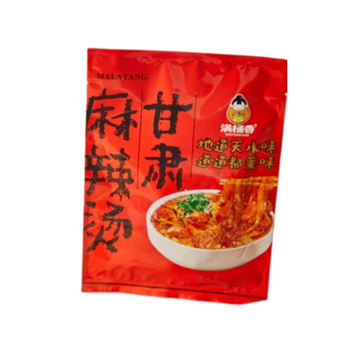 【中国直邮】 满桶香 正宗甘肃麻辣烫袋装宽粉蔬菜麻辣拌300g*1袋