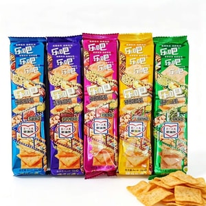 Classic potato chips in 5 flavors, 4 packs sent randomly. Childhood snack memories, baked and suitable for breakfast, not fried, 50g*4 packs
