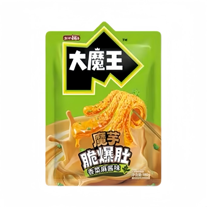 YANJINPUZI Devil King Crispy tripe with Cilantro sesame Sauce 180g 1 pack