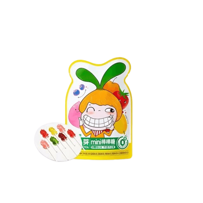Sugar-Free Lollipop Mini Cartoon Probiotic Vitamin No Added Sugar Kids Snack Mix Flavor 28G/ Bag