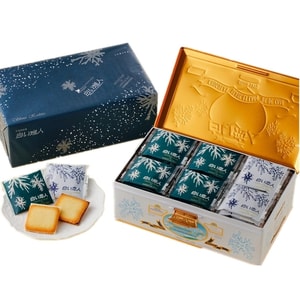 白い恋人 - 石屋製菓の大人気商品。ホワイトチョコレートクッキー36枚とダークチョコレートクッキー18枚、合計54枚入り。