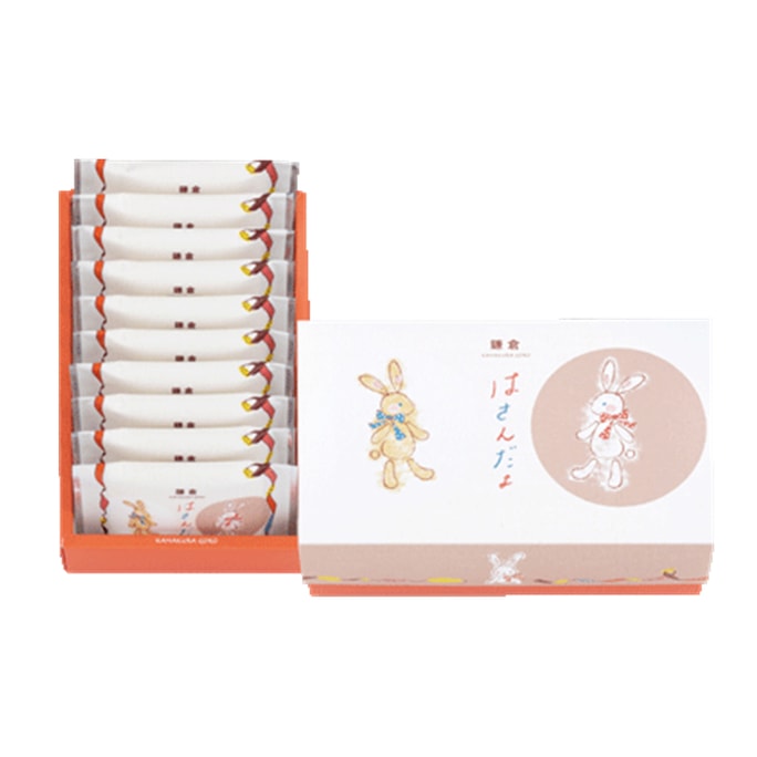 【日本直郵】日本鎌倉半月 HASAN 兔子系列 巧克力夾心餅乾 10枚裝