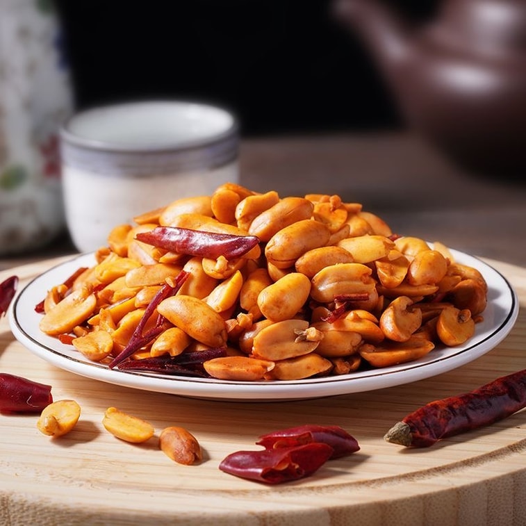 Spicy Peanuts 110g Crispy Peanuts Snack With Salt, Five-Spice And Mustard Flavour 3