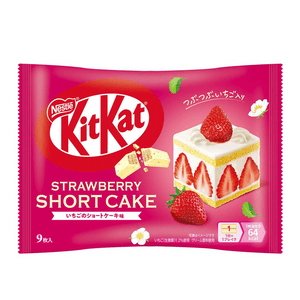 【日本直邮】 日本 NESTLE kitkat 草莓奶油蛋糕味 9枚