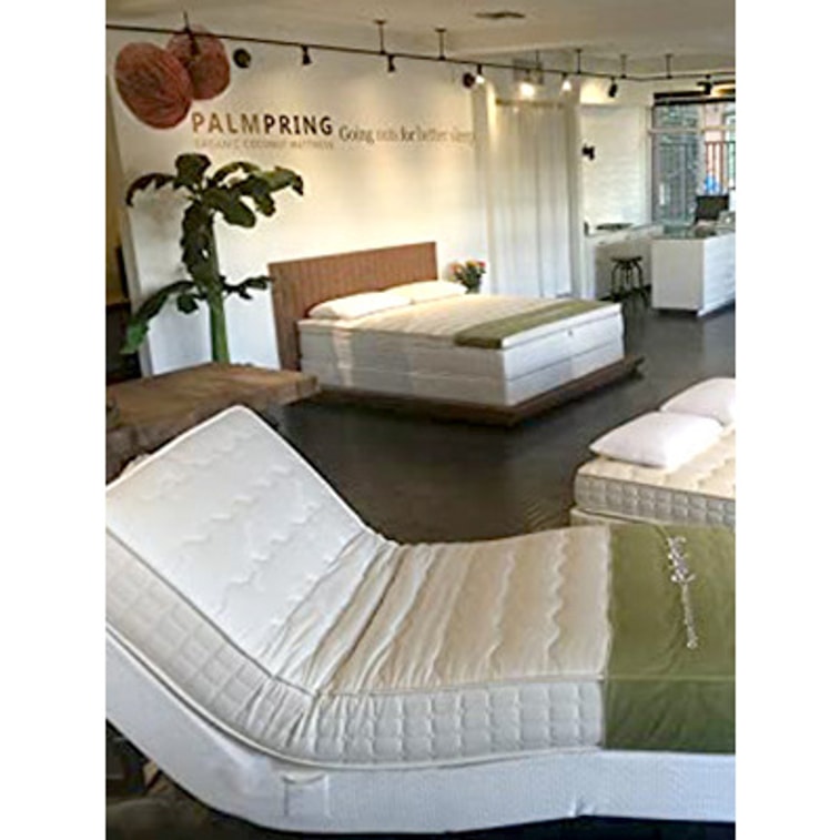 韓國 Palmpring Organic Mattress Kochi 孩子 床墊 - 有機乳膠椰子椰殼 5 英寸 MediumFirm 2Layer 舒適睡眠床塵 5