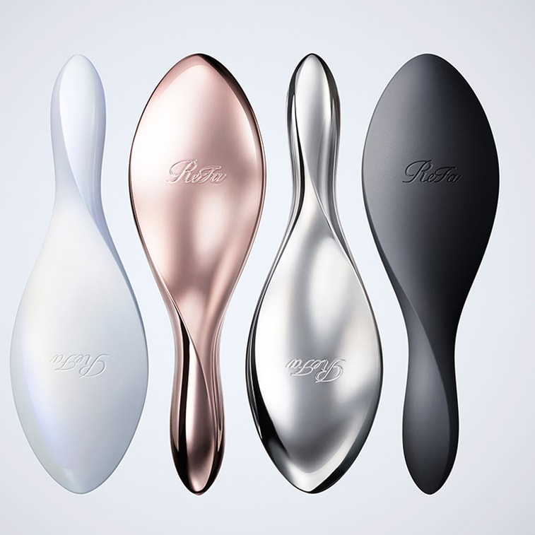 【Expédition directe du Japon】 REFA Brosse démêlante à long manche, légère et portable, utilisable sur cheveux secs ou mouillés, Rose Gold, 1 pièce 5