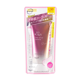SKIN AQUA Tone Up UV Essence, SPF50+ PA++++, 2.47 oz #Pink【Rosy Glow Sunscreen】