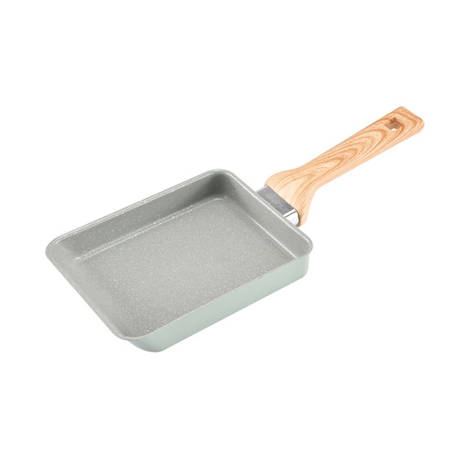 Yuejia Home Furnishing 玉子焼き用小型フライパン [ファインアイアン] ノンスティックパン 家庭用スクエアオムレツパンケーキ朝食用小型フライパン 20*15*3cm