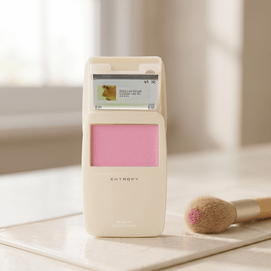 Slide-Up Dough Cheek, 0.14oz #203C Any Pink - D1,  Sliding Case With Mirror