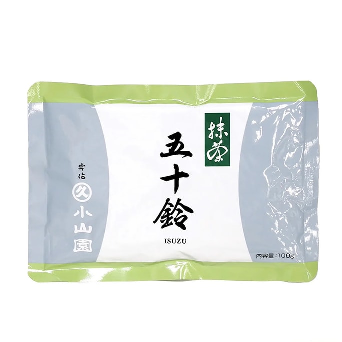 【日本直郵】 日本 丸久小山園 宇治五十鈴抹茶粉無糖烘焙甜點沖飲 100g袋裝