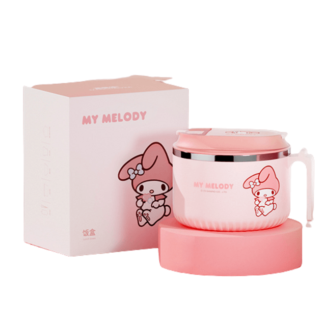 Japan Sanrio My Melody Kurumi Lunch Box Set 3-Piece Set for Girls Kids Prize