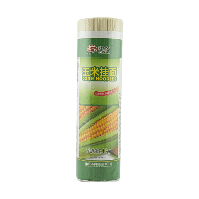 Nouilles de maïs 35,2 oz Pâtes nutritives de farine de blé et de maïs Texture lisse