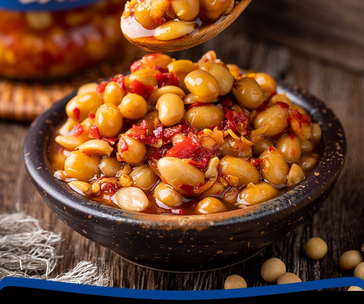 【中國直郵】 雲山半 貴州水豆豉 辣椒醬無添加即食豆鼓醬210克*1瓶