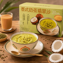 Member's Mark山姆 泰式奶茶翡翠沙 185g【椰浆珍珠绵密丰富】