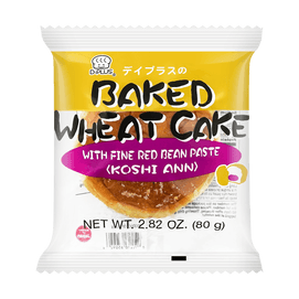 Natural Yeast Baked Wheat Bread ,Japanese Dessert,Sweet Red Bean Paste, 2.82oz