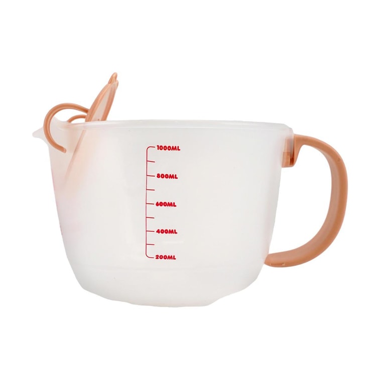 Lulu Pig Collaboration Kitchen Measuring Cup Egg Liquid Filter Kitchen Rice Washing Artifact with Scale, 33.81 fl oz 5