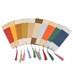 Cultural And Creative Blank Bookmarks With Chinese And Ancient Styles Hand-written Diy Chinese-style Batik Xuan Paper Half-cooked 10PCS Calligraphy  1Pack