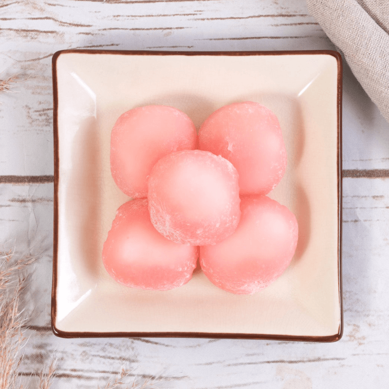 딸기맛 구운 말랑이 떡, 7.05 oz【일본 모찌 다이후쿠 디저트】 10