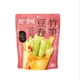 【中国直邮】 超有味 香辣味竹笋豆卷 即食休闲零食 100g