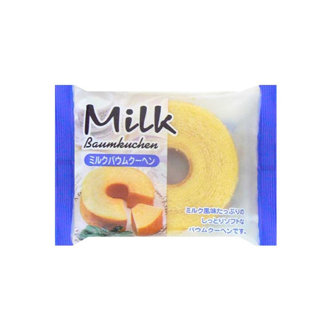 日本TAIYO FOODS 年輪蛋糕 牛奶味 82g