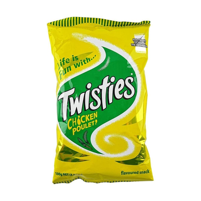 马来西亚TWISTIES 鸡肉味玉米小食  100g