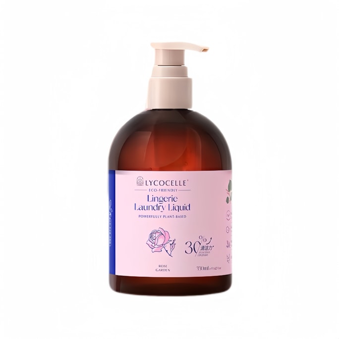 LYCOCELLE 330ml Rose Fragrance Laundry Detergent For Underwear Removes Blood Stains Antibacterial