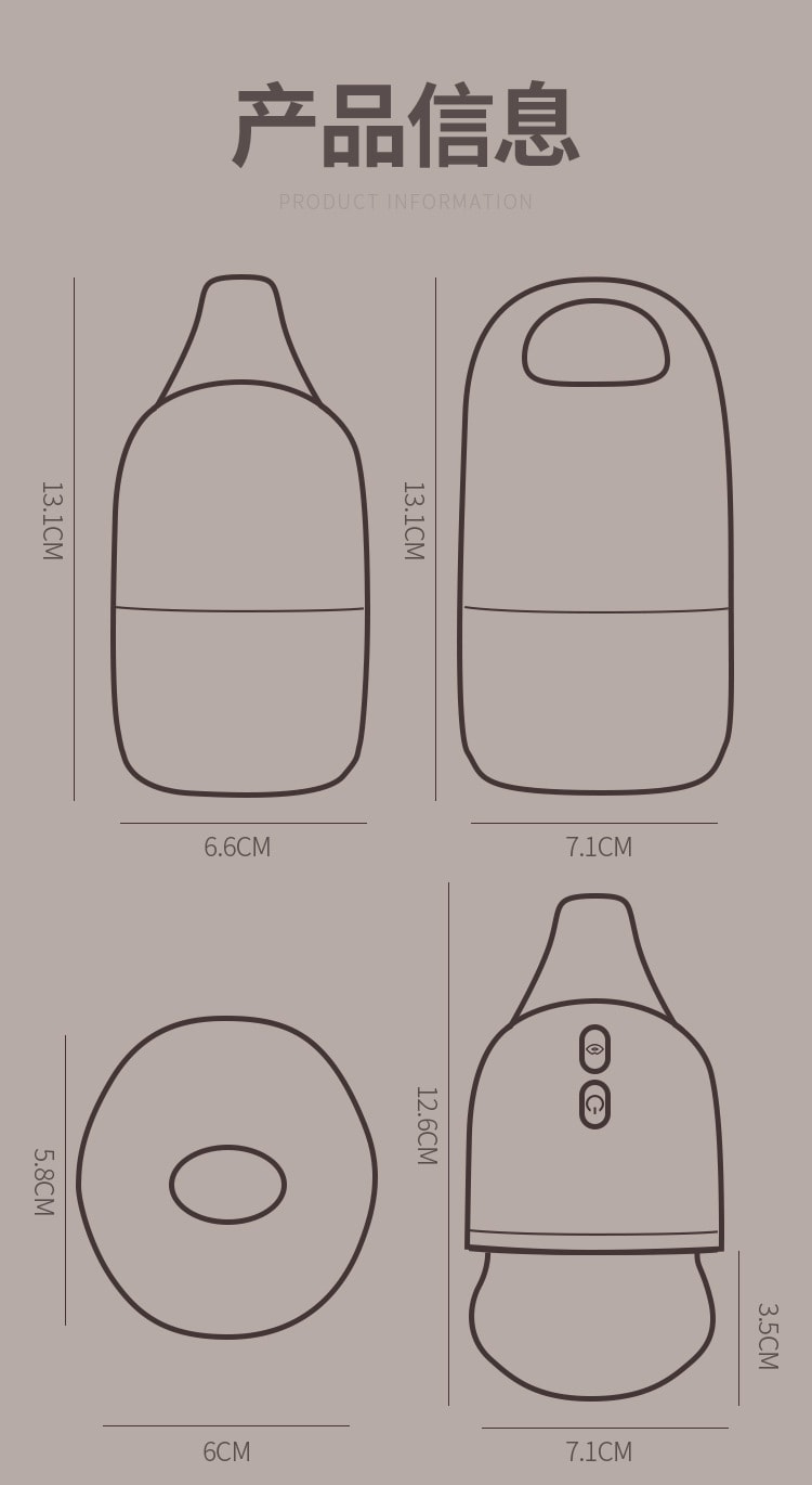 【中国直邮】 姬欲 知音舌舔吮吸跳蛋女性调情强震静音女用自慰器成人情趣用品1个装