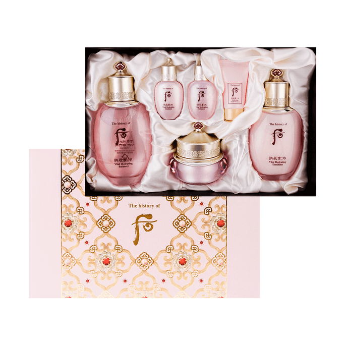 공진향수 바이탈 하이드레이팅 스킨케어 세트, 하이드레이팅 밸런서 150ml + 에멀전 110ml + 크림 30ml, 선물 세트