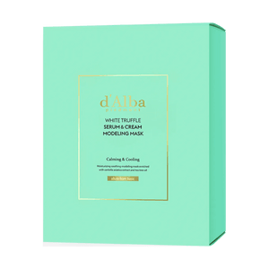 화이트 트러플 세럼 & 크림 모델링 마스크, 진정 & 쿨링, 4개입