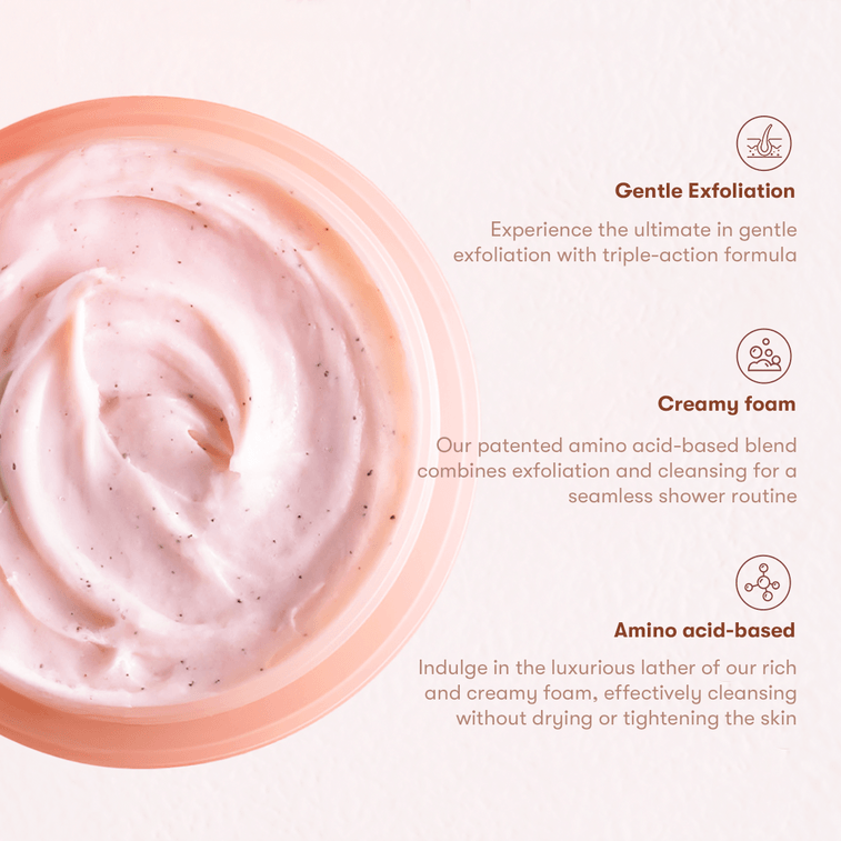 Ice Cream Silky Smooth Body Scrub Rose 8.81oz 3