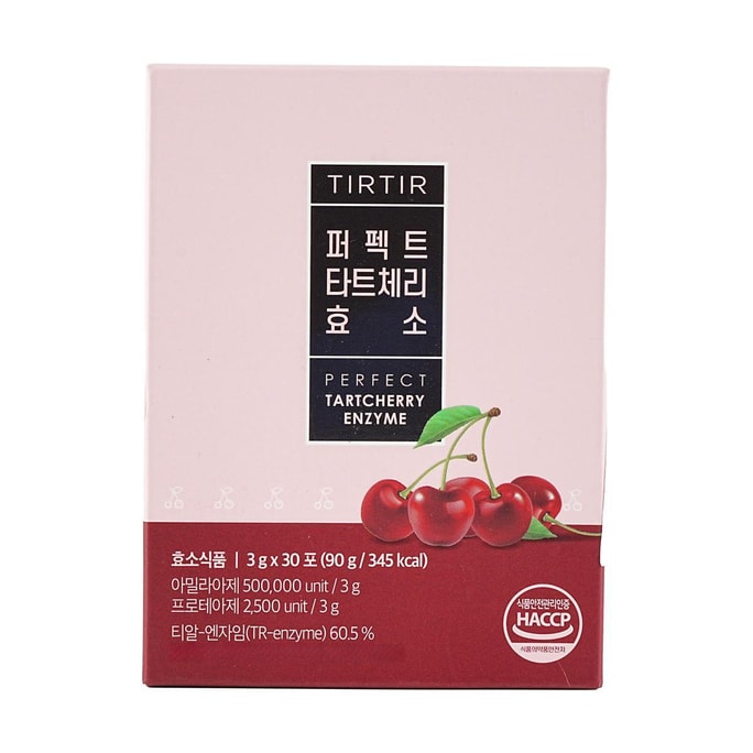 韓國TIRTIR 酵素 櫻桃口味 30條入 調理腸胃 碳水阻斷
