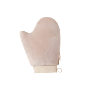 Body Milk Glove Quick Apply Flocking Rub Beige/Pc