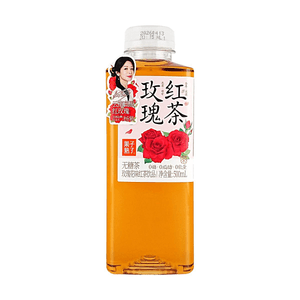 果子熟了 玫瑰红茶 无糖茶饮 500ml 【0糖0脂0卡】【云南高原红玫瑰】