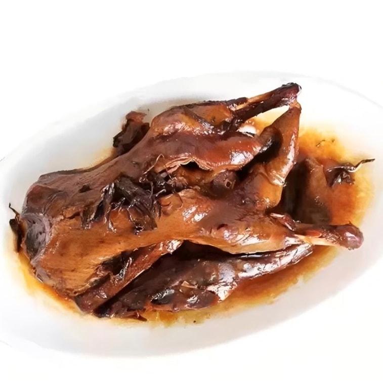 アメリカ産のおいしい鴨肉と保存マスタードグリーン（丸ごと、辛くない）500g。アメリカ限定販売、おいしく、添加物不使用、そのままお召し上がりいただけます。 3