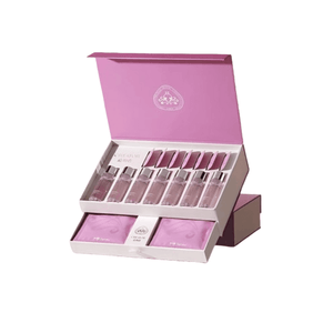 Camellia Essence Facial Mask, Powder Cleansing, Pore Tightening, Brightening, Overnight Hydration, 7 Pairs/Box