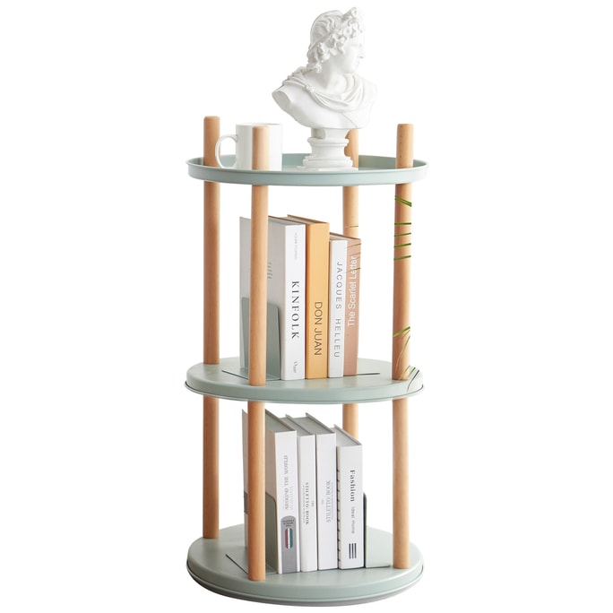 Fancyarn Three layer disc 360 ° Rotating Stackable Shelves