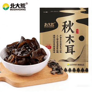 [New Year Essentials]  Northeast Specialty Mountain Delicacy Black Fungus Autumn Fungus 100g Dried Fungus Thick and Rootless