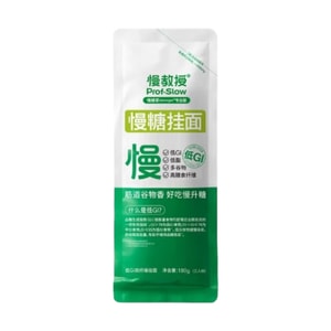 【中国直邮】 慢教授 低GI慢糖挂面 180g