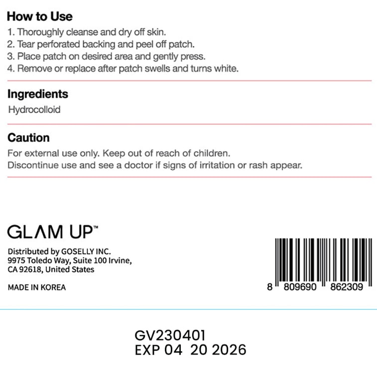 韓国 GLAM UP スポットレス スマートパッチ（36枚入り） 5