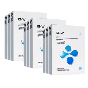 RNW 여성용 여드름 흉터용 수분 공급 히알루론산 마스크 30매 (3박스)