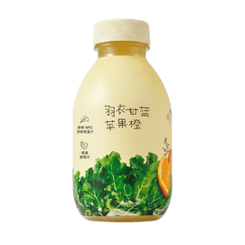 HEYTEA喜茶 羽衣甘蓝苹果橙 植物果蔬汁 350ml【5种果蔬成分 富含膳食纤维】【可以喝的液体沙拉】
