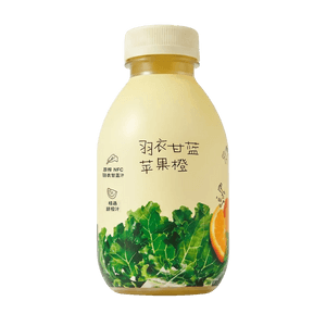 Kale Apple Orange Fruit and Vegetable Juice 11.83 fl oz 【Rich in Dietary Fiber】 【Liquid Salad】