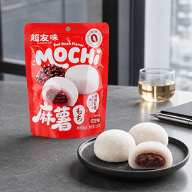 超友味 夹心麻薯 红豆味 126g【绵细软糯】【0反式脂肪酸】