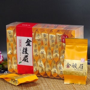 山家芳茗 福建武夷山 金骏眉 特级红茶 30包 150克【富含维c 促进新陈代谢 养生茶】茶汤金黄 采用正山小种工艺