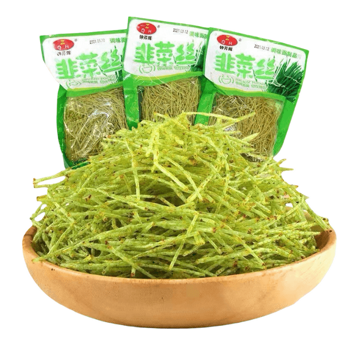 【中国直邮】 钟芹辉  韭菜丝 辣条辣丝8090后怀旧小时候零食5毛小卖部儿时小吃休闲食品 18g*3包