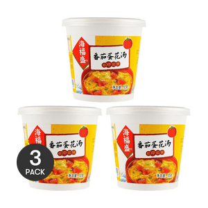 Tomato Egg Drop Soup, 0.35 oz  *3【3 Packs】【Instant Soup】