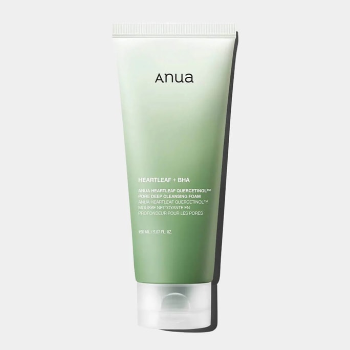 韓国 ANUA ハートリーフ コハク酸モイスチャライジング クレンジング フォーム 150ml