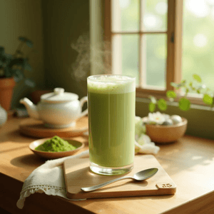 Uji Matcha Milky Tea - Powdered Japanese Drink Mix, 10 Packs, 8.81 oz